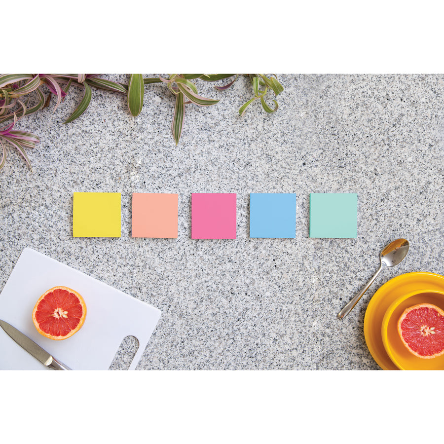 Post-it&reg; Super Sticky Note Pads - Summer Joy Color Collection - 65412SSJOY