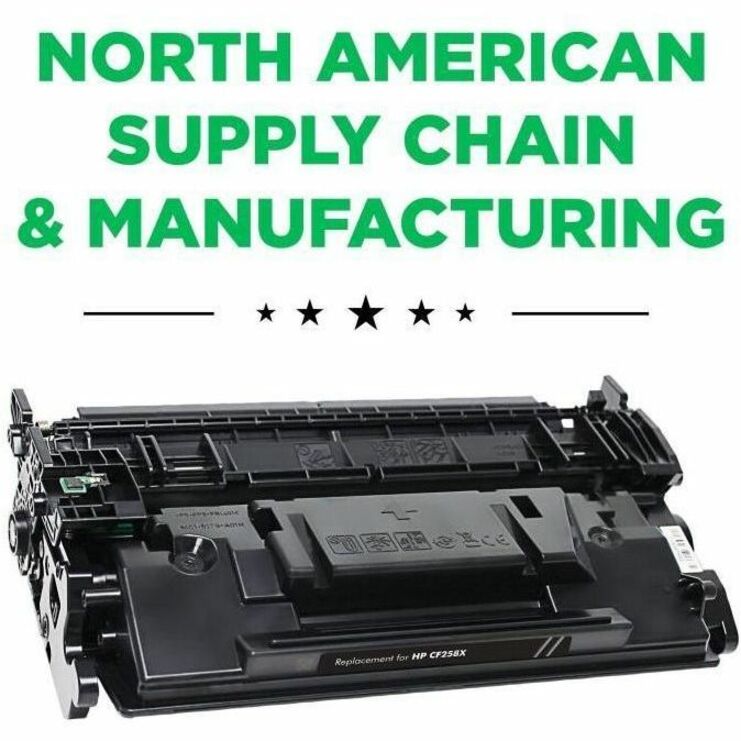 CIG Remanufactured High Yield Laser Toner Cartridge CF258X, W9024MC - Black - 1 Each - 201432P