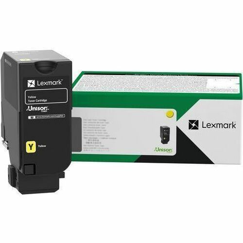 Lexmark Unison Original Laser Toner Cartridge - Yellow - 1 Each