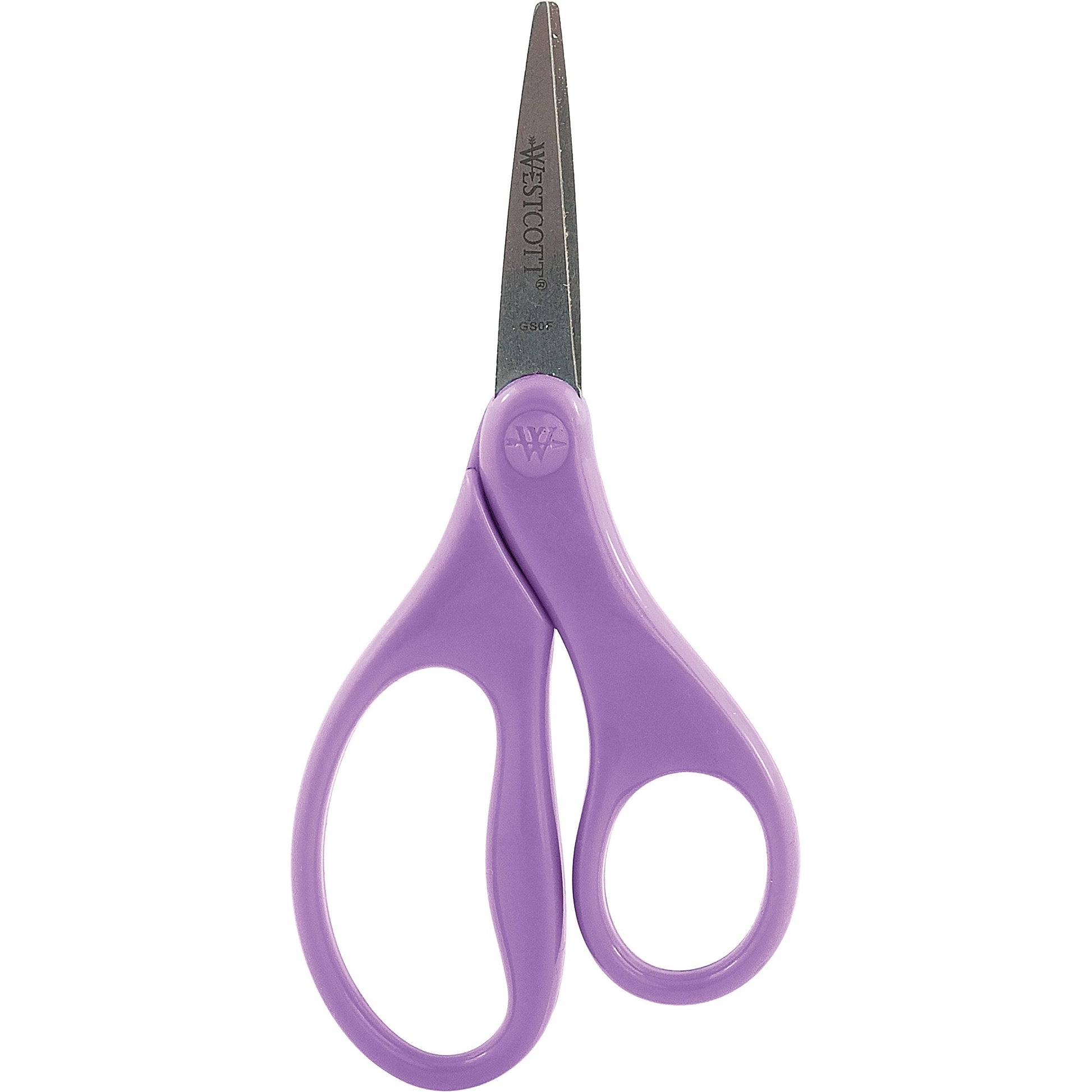 Westcott Antimicrobial Hard Handle Scissors 5" Purple