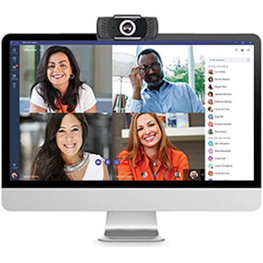 Adesso CyberTrack H4 Webcam - 2.1 Megapixel - 30 fps - Black, Silver - USB 3.0 - 1 Pack(s) - 829107