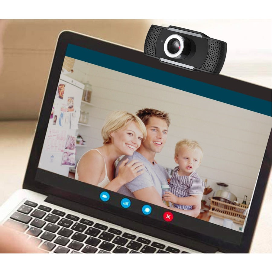 Adesso CyberTrack H4 Webcam - 2.1 Megapixel - 30 fps - Black, Silver - USB 3.0 - 1 Pack(s) - 829107