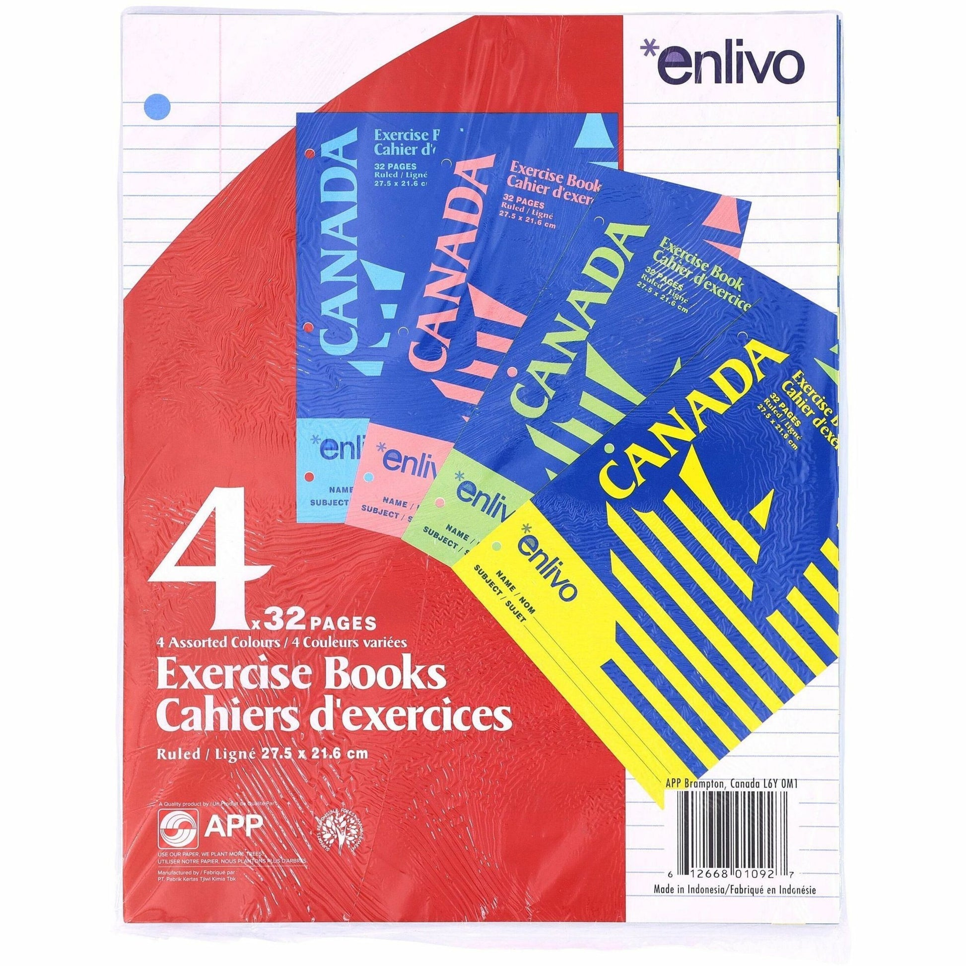 Enlivo Stitched Exercise Books