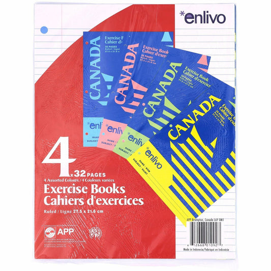 Enlivo Stitched Exercise Books