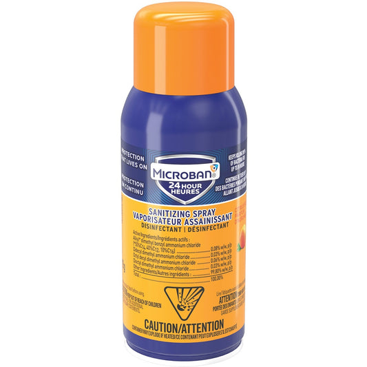 Microban Professional Sanitizing Spray, Citrus Scent