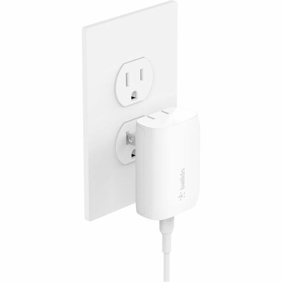 Belkin BoostCharge USB-C PD 3.0 PPS Wall Charger 30W + USB-C to USB-C Cable - WCA005DQ1MWH-B6
