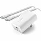 Belkin BoostCharge USB-C PD 3.0 PPS Wall Charger 30W + USB-C to USB-C Cable - WCA005DQ1MWH-B6