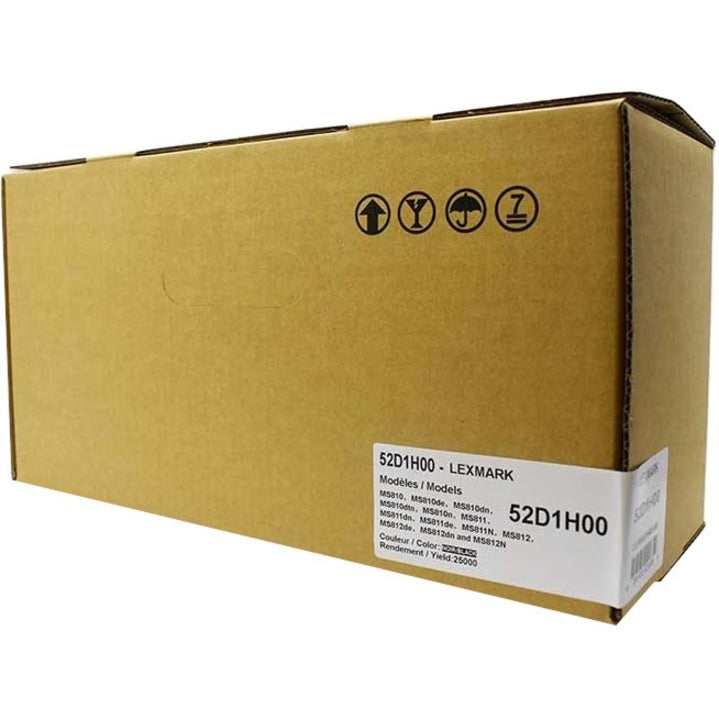 White Box Toner Cartridge 52D1H00 - Black - 1 Pack - CLEX52D1H00-WB