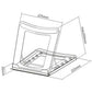 IntekView Height Adjustable Ergonomic Laptop & Tablet Stand - LR100