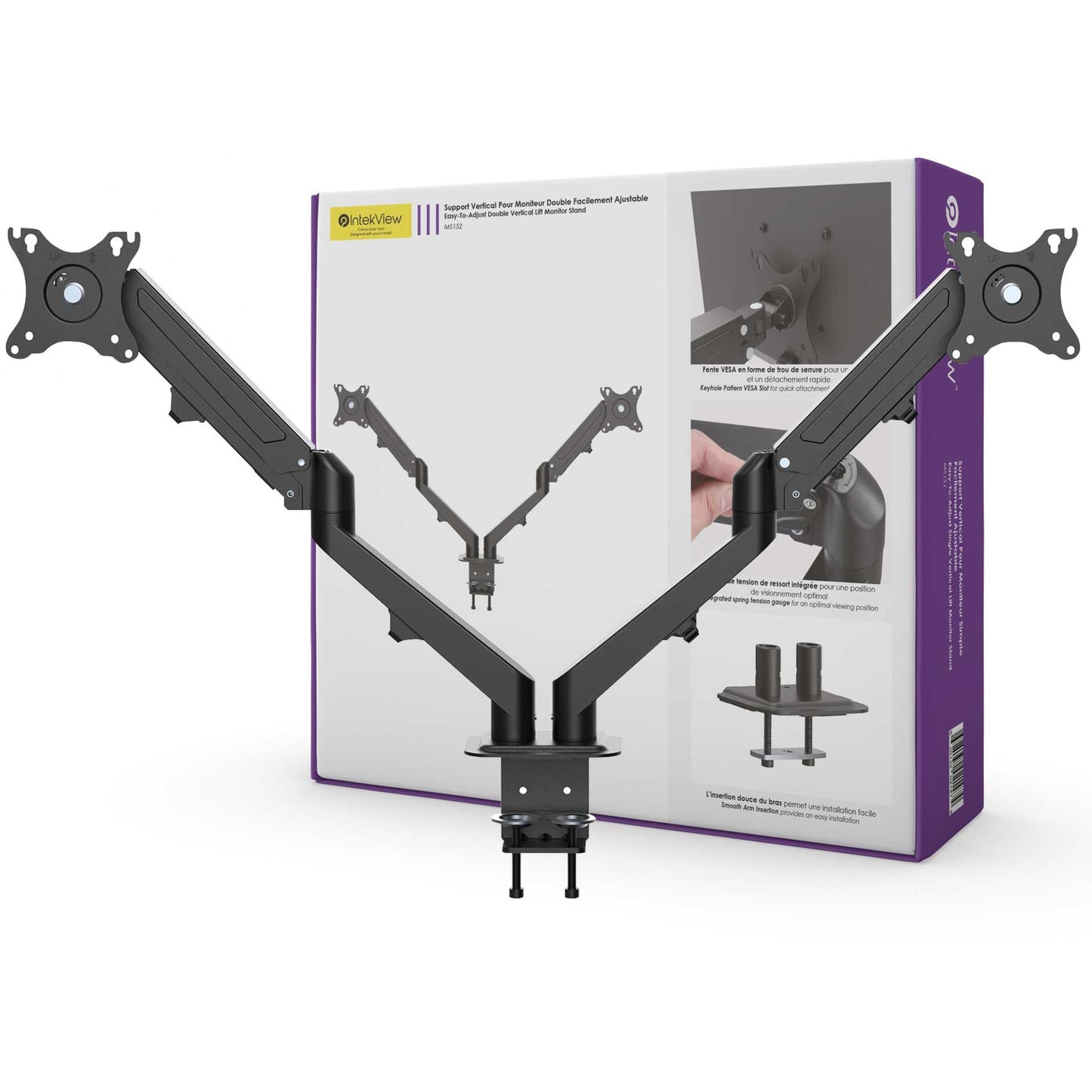 IntekView Ergonomic Monitor Mounting Arm