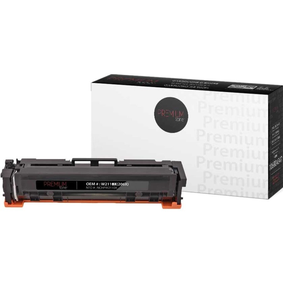 Premium Tone Toner Cartridge - Alternative for Hewlett Packard W2110X - Black - NCHPW2110X