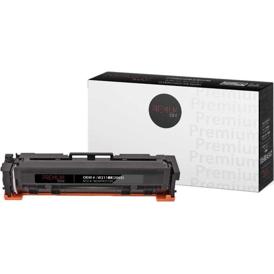 Premium Tone Toner Cartridge - Alternative for Hewlett Packard W2110X - Black