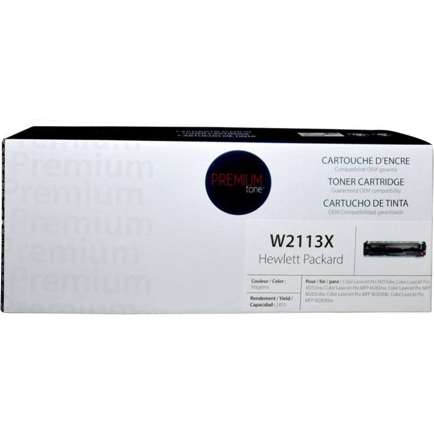 Premium Tone Toner Cartridge - Alternative for Hewlett Packard W2113X - Magenta - NCHPW2113X