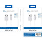 Blu Element Braided Charge/Sync Lightning to USB Cable 6ft White - B6MFIWH