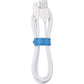 Blu Element Braided Charge/Sync Lightning to USB Cable 6ft White - B6MFIWH
