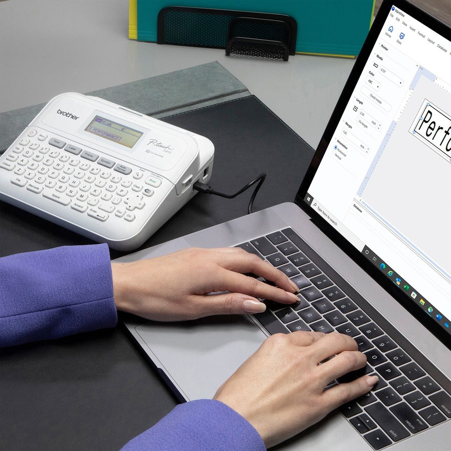 P-touch P-Touch PT-D410AD Label Printer Gray - PTD410