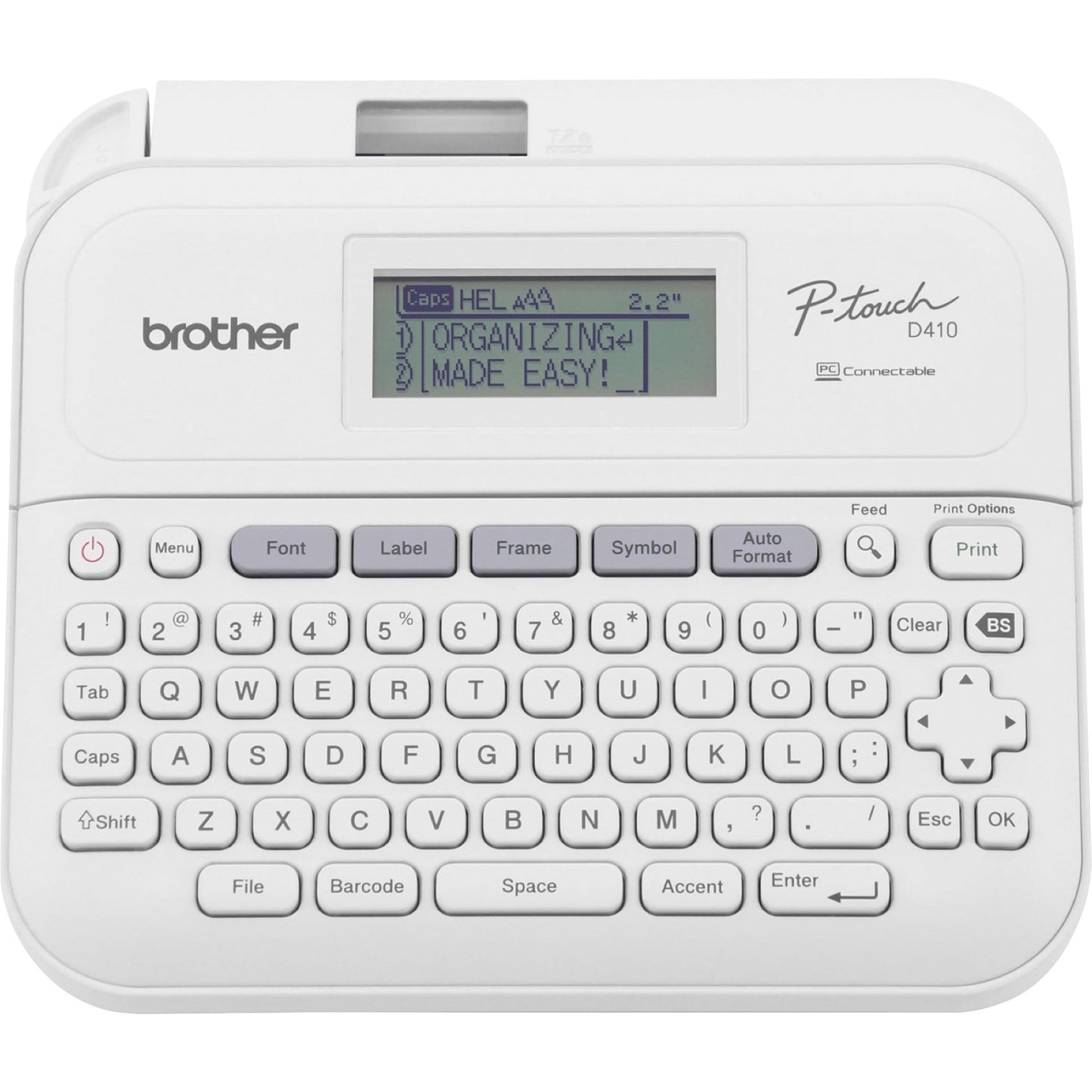 P-touch P-Touch PT-D410AD Label Printer Gray