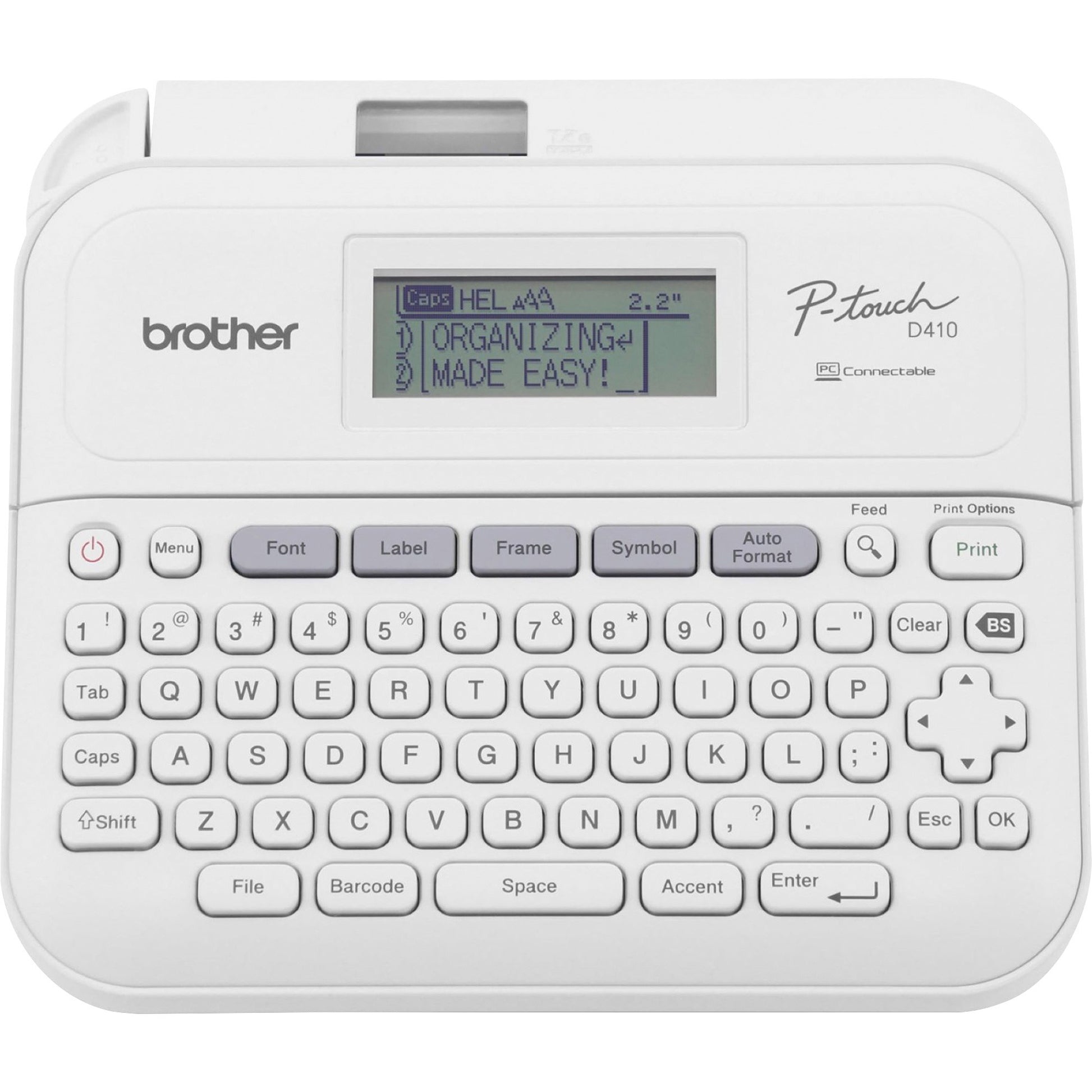 P-touch P-Touch PT-D410AD Label Printer Gray