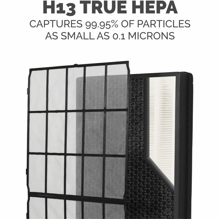 Fellowes AeraMax SV Air Purifier - True HEPA - Ultra-Quiet - 1500 Sq. ft. - White - 9794501
