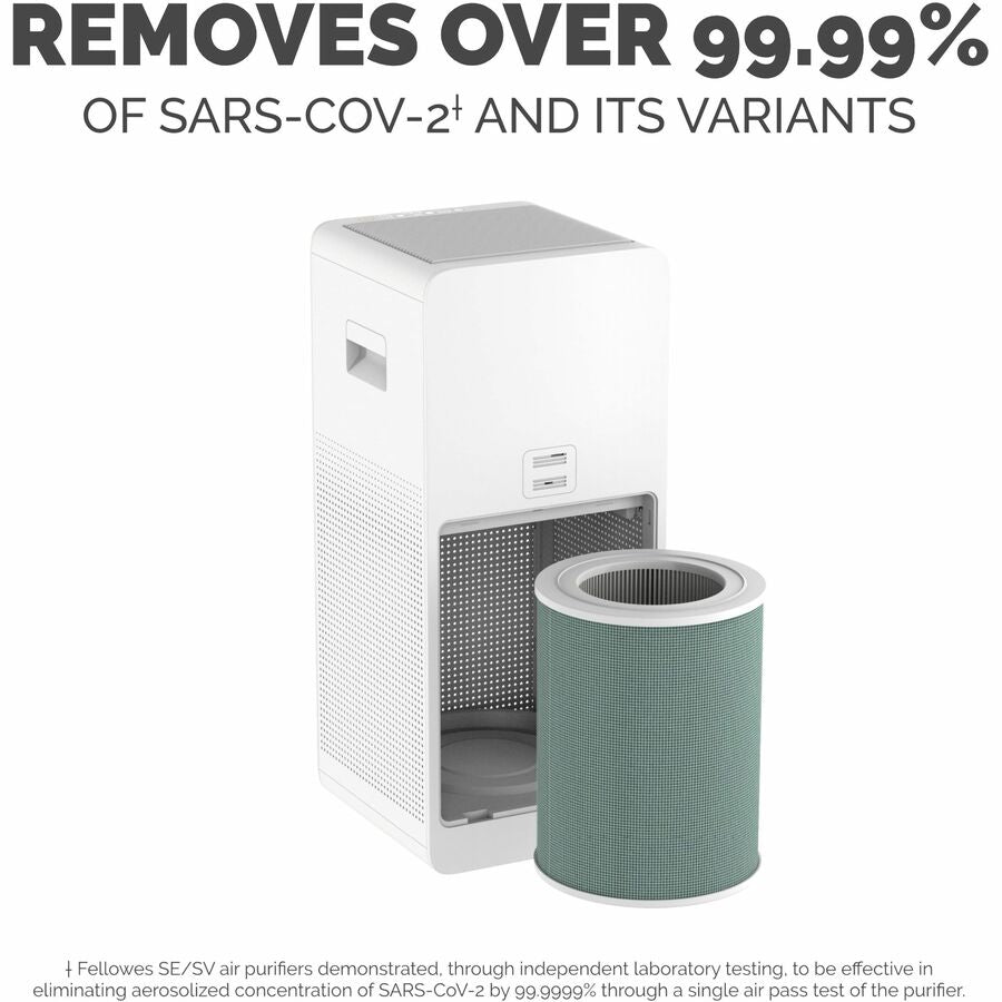Fellowes AeraMax SE Air Purifier - True HEPA, Activated Carbon - 915 Sq. ft.- White - 9794601