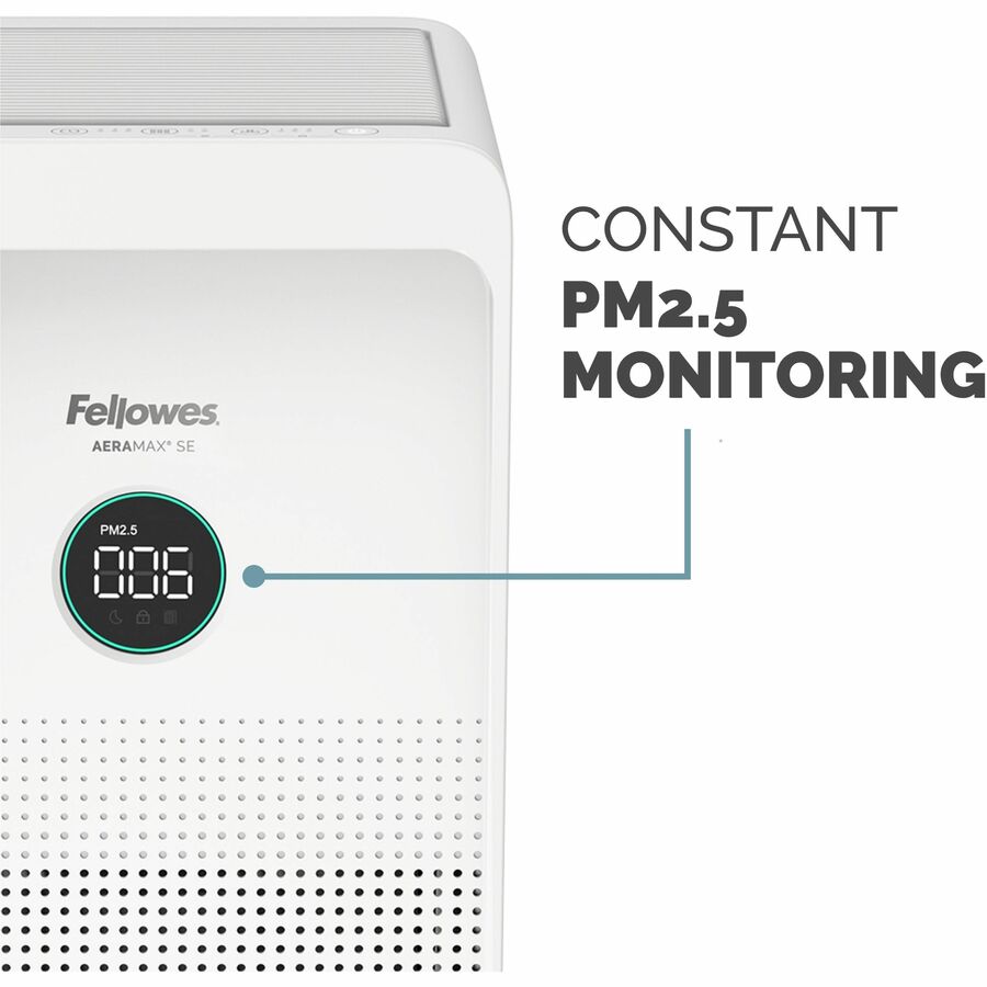Fellowes AeraMax SE Air Purifier - True HEPA, Activated Carbon - 915 Sq. ft.- White - 9794601