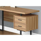 Monarch Specialties Computer Desk - 70"L / Reclaimed Wood / Black Metal / L/R - I7612