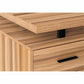 Monarch Specialties Computer Desk - 70"L / Reclaimed Wood / Black Metal / L/R - I7612