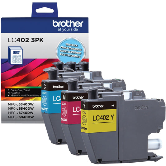 Brother Original Standard Yield Inkjet Ink Cartridge - Cyan, Magenta, Yellow - 1 Pack