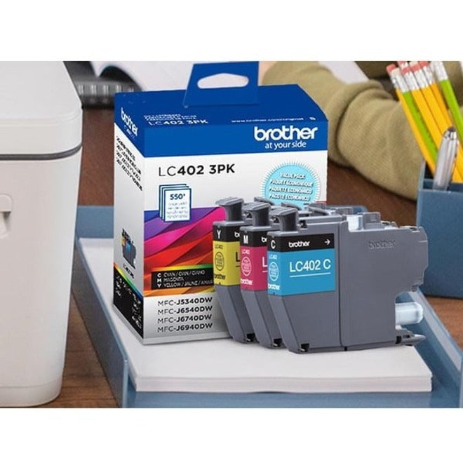 Brother Original Standard Yield Inkjet Ink Cartridge - Cyan, Magenta, Yellow - 1 Pack - LC4023PKS