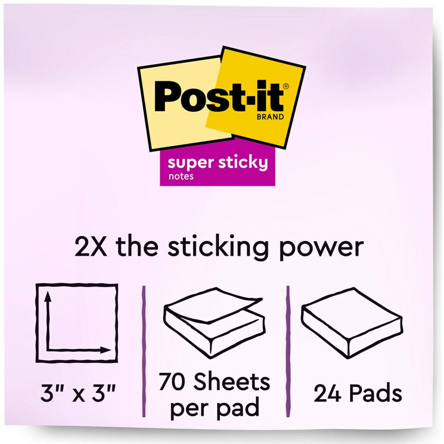 Post-it&reg; Super Sticky Notes - 65424SSJOYCP