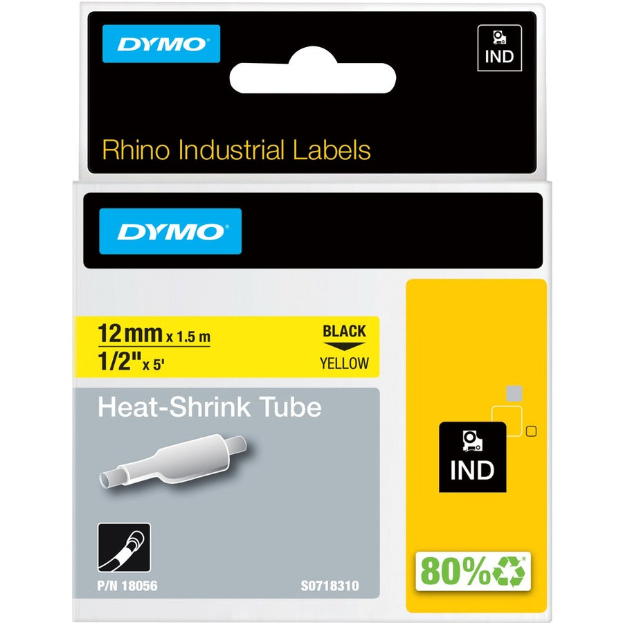 Dymo Heat Shrink Tube Label - 18056
