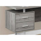 Monarch Specialties Computer Desk - 70"L / Dark Taupe Left OR Right Facing - I 7304