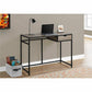 Monarch Specialties Computer Desk - 42"l / Dark Taupe / Black Metal - I 7221