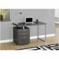 Monarch Specialties Computer Desk - 48"L / Grey Left Or Right Facing - I 7426
