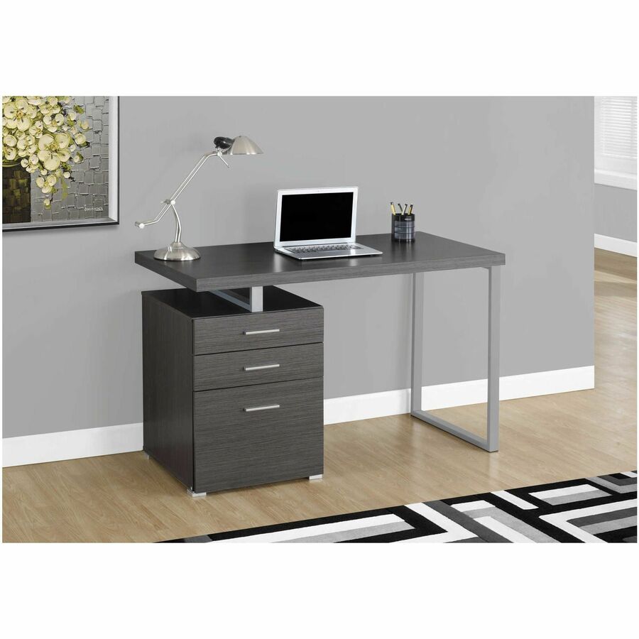 Monarch Specialties Computer Desk - 48"L / Grey Left Or Right Facing - I 7426