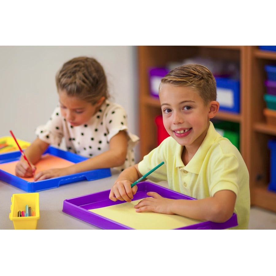 Storex Large Activity Tray, Assorted Colors - 00440E12C