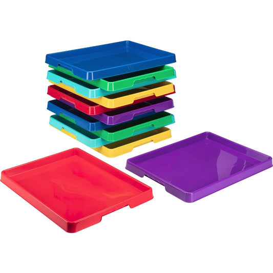 Storex Large Activity Tray, Assorted Colors