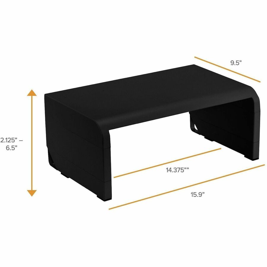 Bostitch Konnect Adjustable Monitor Stand Riser - KT-STAND-BLK