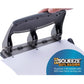 Bostitch Antimicrobial EZ Squeeze&trade;? 40 Sheet Hole Punch, Gray/Black - HP40AM