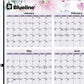 Blueline Passion Yearly Laminated Wall Calendar, 24" x 36" , English - C171920