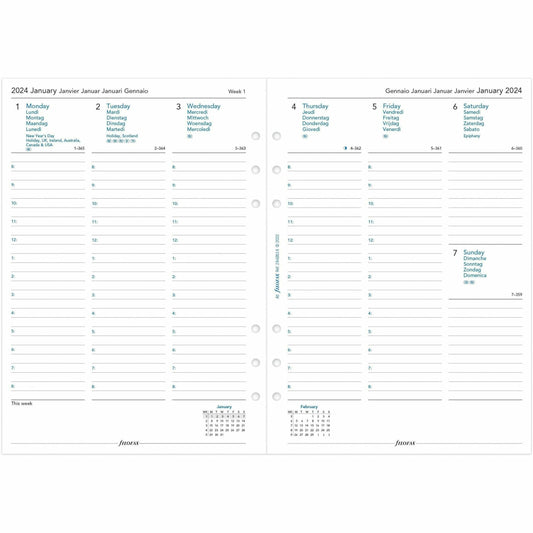 Filofax Appointment Book Refill
