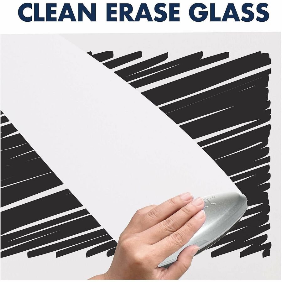 Quartet InvisaMount Vertical Glass Dry-Erase Board - 42x72 - Q014274IMW