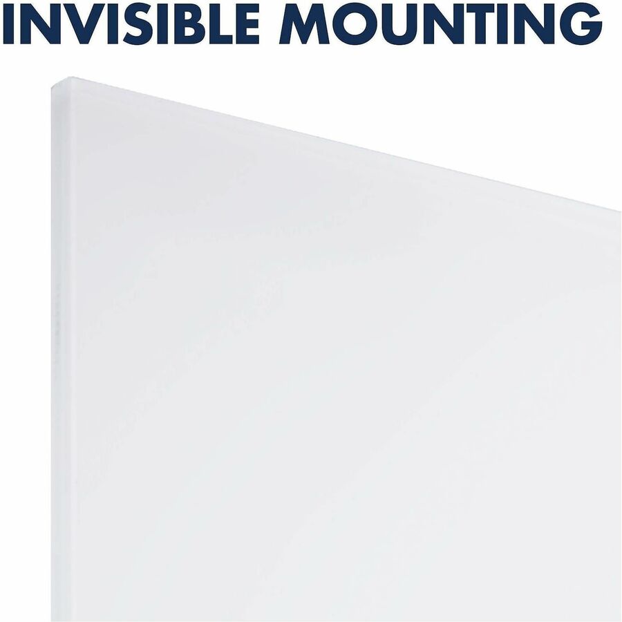 Quartet InvisaMount Vertical Glass Dry-Erase Board - 42x72 - Q014274IMW