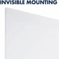Quartet InvisaMount Vertical Glass Dry-Erase Board - 48x85 - Q014885IMW