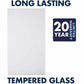 Quartet InvisaMount Vertical Glass Dry-Erase Board - 48x85 - Q014885IMW