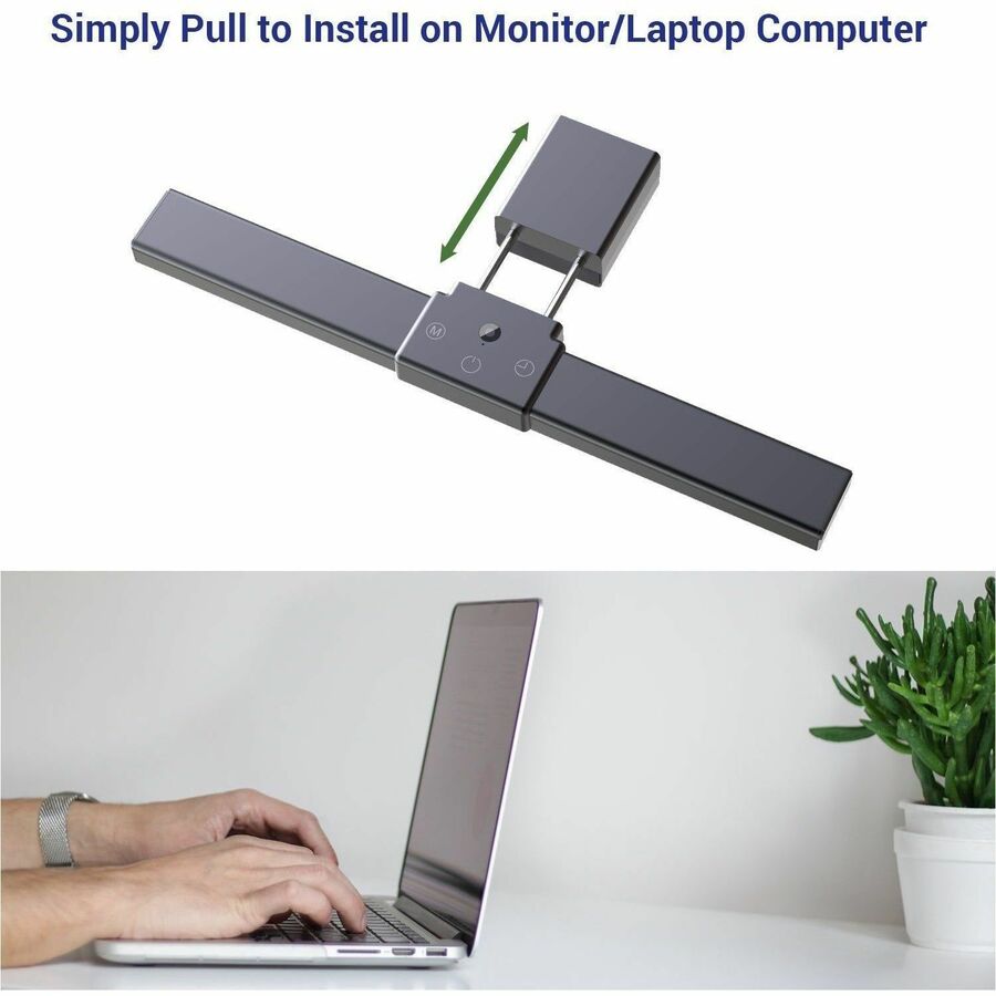 DAC&reg; MP-333 11" LED Monitor Lamp/Light Bar/Screen Bar, Black - 02362