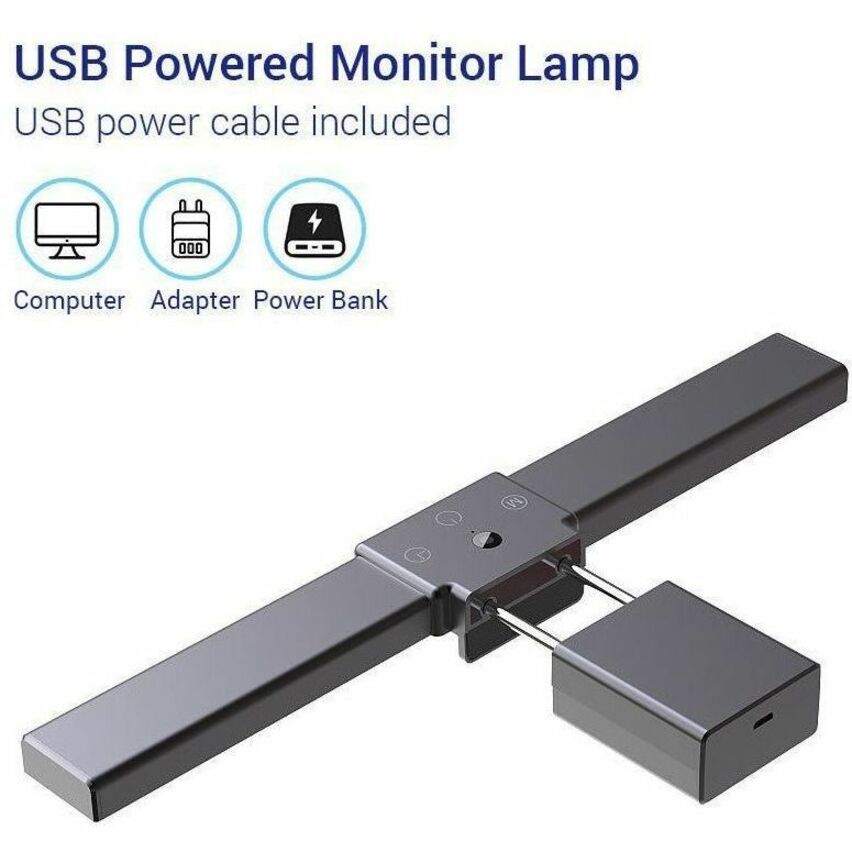 DAC&reg; MP-333 11" LED Monitor Lamp/Light Bar/Screen Bar, Black - 02362