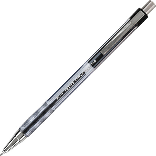Better Retractable Ballpoint Pen - Fine Black
