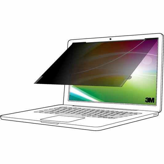 3M&trade; Bright Screen Privacy Filter for 12.1in Laptop, 16:10, BP121W1B