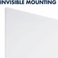 Quartet InvisaMount Vertical Glass Dry-Erase Board - 28x50 - Q012850IMW